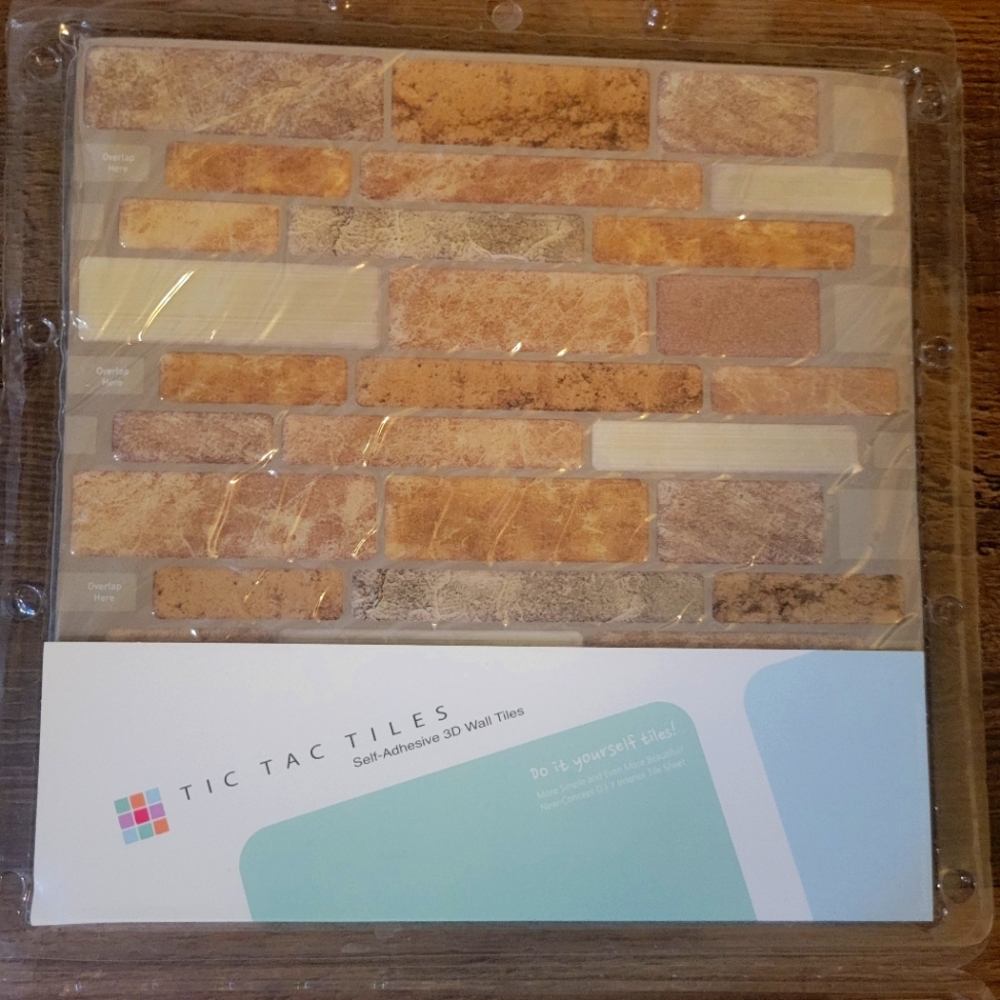 Pack of 10 Tic Tac Tiles_3D Peel and Stick Wall Tile_